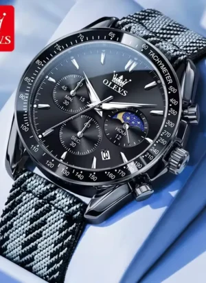 Olevs 3630 For Men - Black